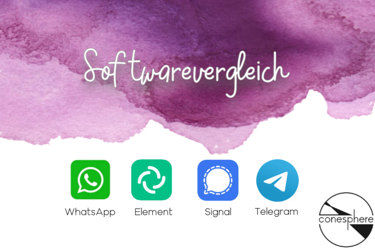 Softwarevergleich – WhatsApp, Element, Signal und Telegram